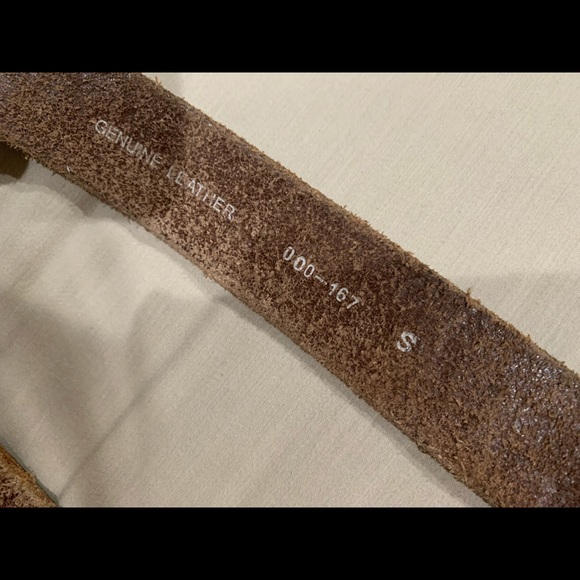 Women’s Brown Embroidered Belt - Picture 4 of 4
